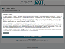 Tablet Screenshot of exitrealtyseaway.com